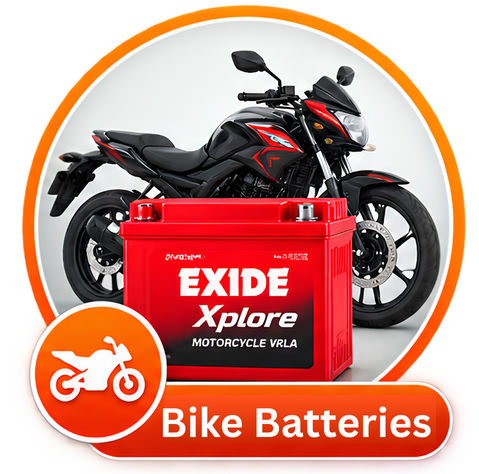 Bike batteries in Pune - Exide two wheeler batteries