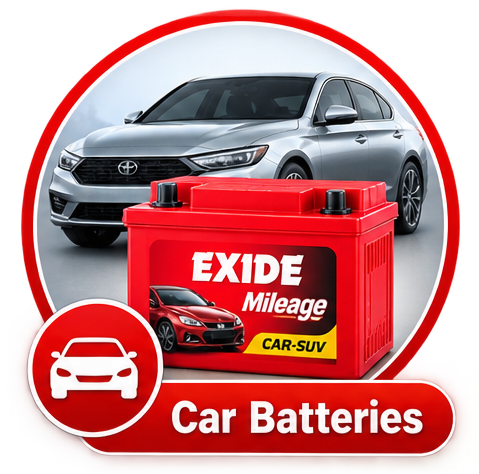 Car battery shop in Pune - Exide car batteries
